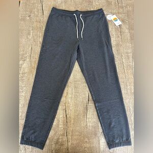 Men's Vuori Austin Sweatpant Charcoal Heather, Size L